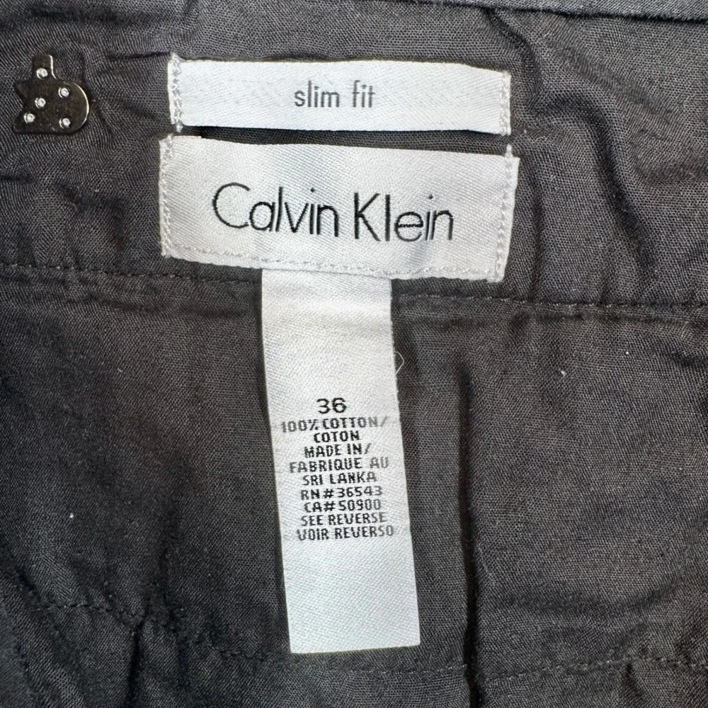 Calvin Klein Slim Fit Shorts Casual‎ Everyday Wear Black Size 36